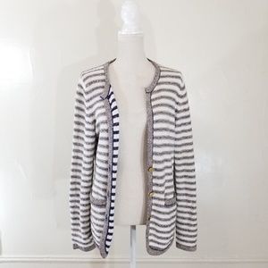 Banana republic size L striped cardigan